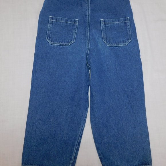 Mightymac Sports NHL Ottawa Senators Logo Toddler 3X Denim Overalls - Picture 8 of 8